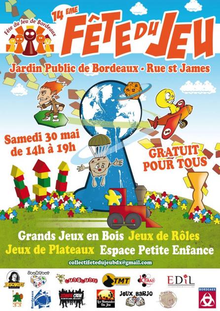 Fête du jeu de Bordeaux le 30-05-15 au Jardin public